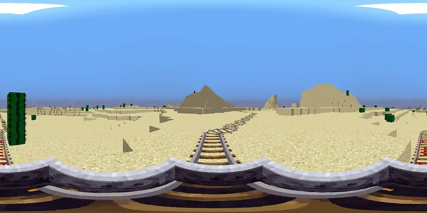 MINECRAFT 360 degrees video test 2
