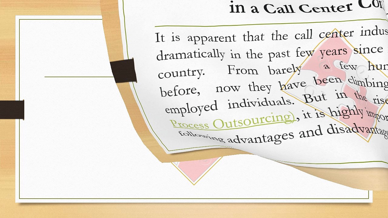 Advantages and Disadvantages of Working in a Call Center Company