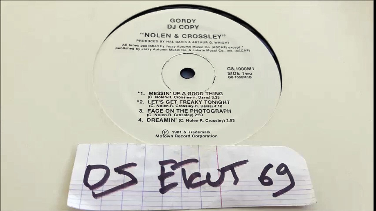 NOLEN & CROSSLEY-DREAMIN'(RIP ETCUT)GORDY REC 81
