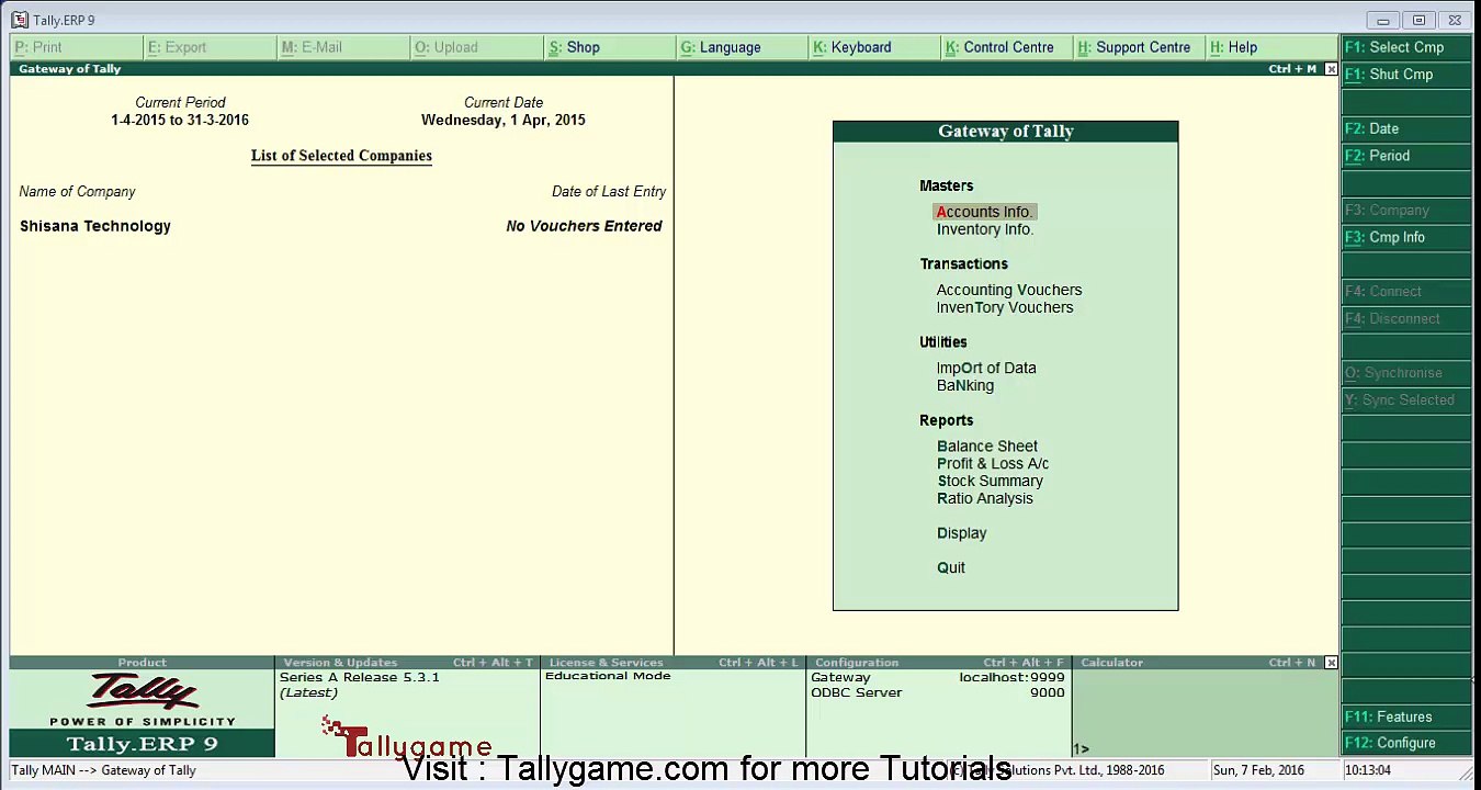 How to round off in tally ERP9 ( auto round off)