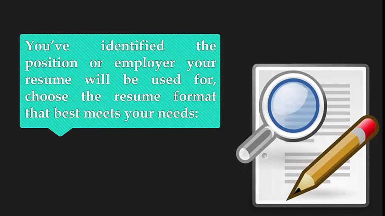 Know 3 Main Types Of Resume