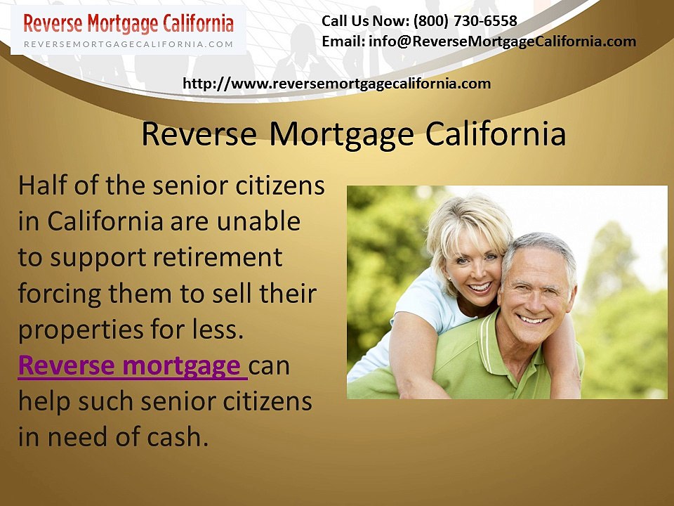 What Are Advantages Of Reverse Mortgage California