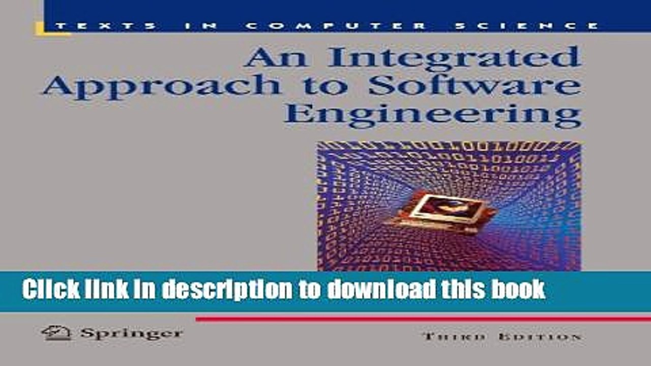 Read An Integrated Approach to Software Engineering (Texts in Computer Science) Ebook Free