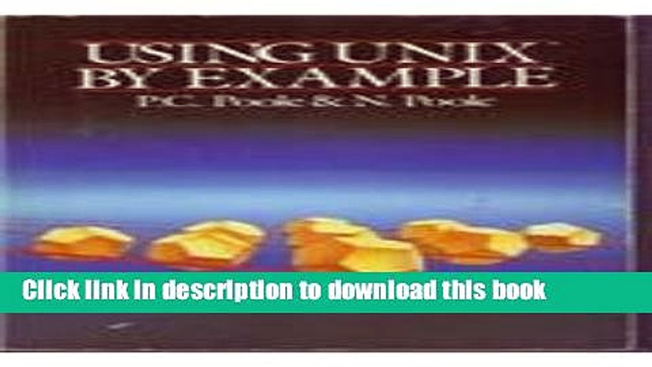 Download Using Unix by Example  PDF Free