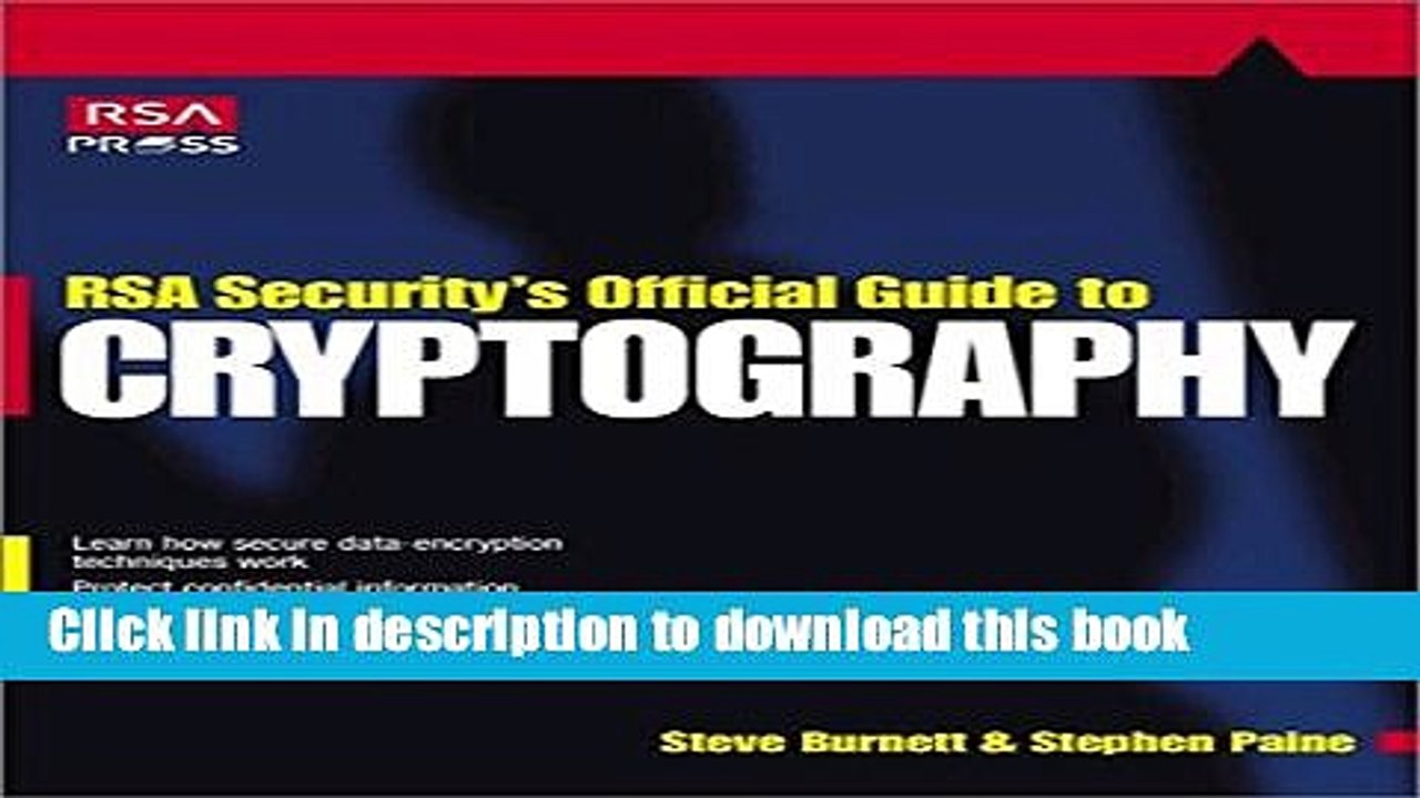 Read RSA Security s Official Guide to Cryptography (Rsa Press) Ebook Free