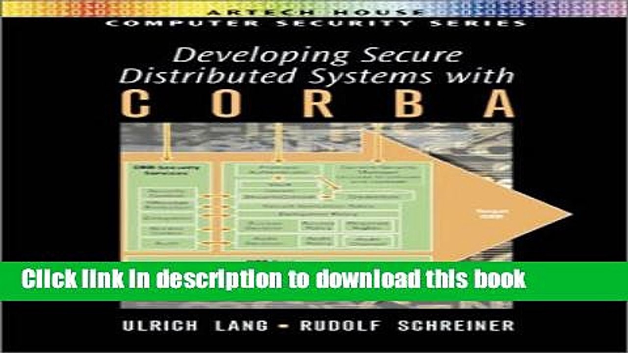 Download Developing Secure Distributed Systems with CORBA  PDF Online