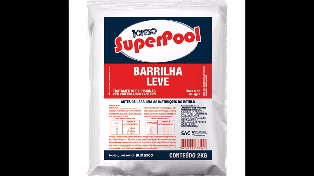 O que é barrilha? Você sabe o que é barrilha para piscina?