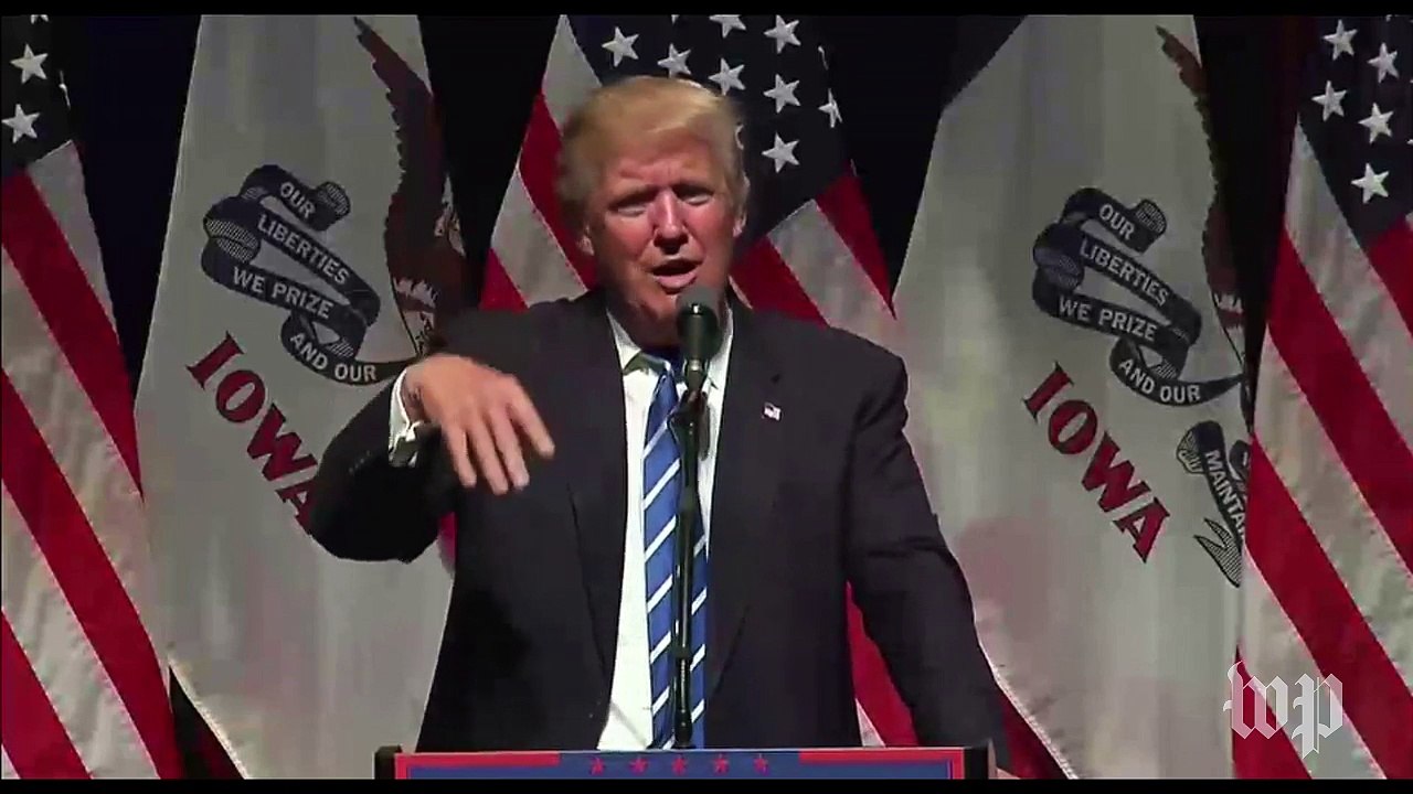 Trump says he wanted to 'hit' some speakers at the Democratic convention