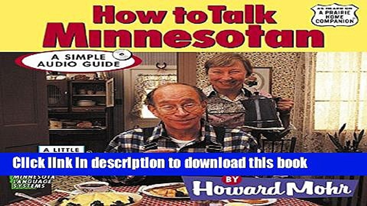 Download How to Talk Minnesotan: PDF Online