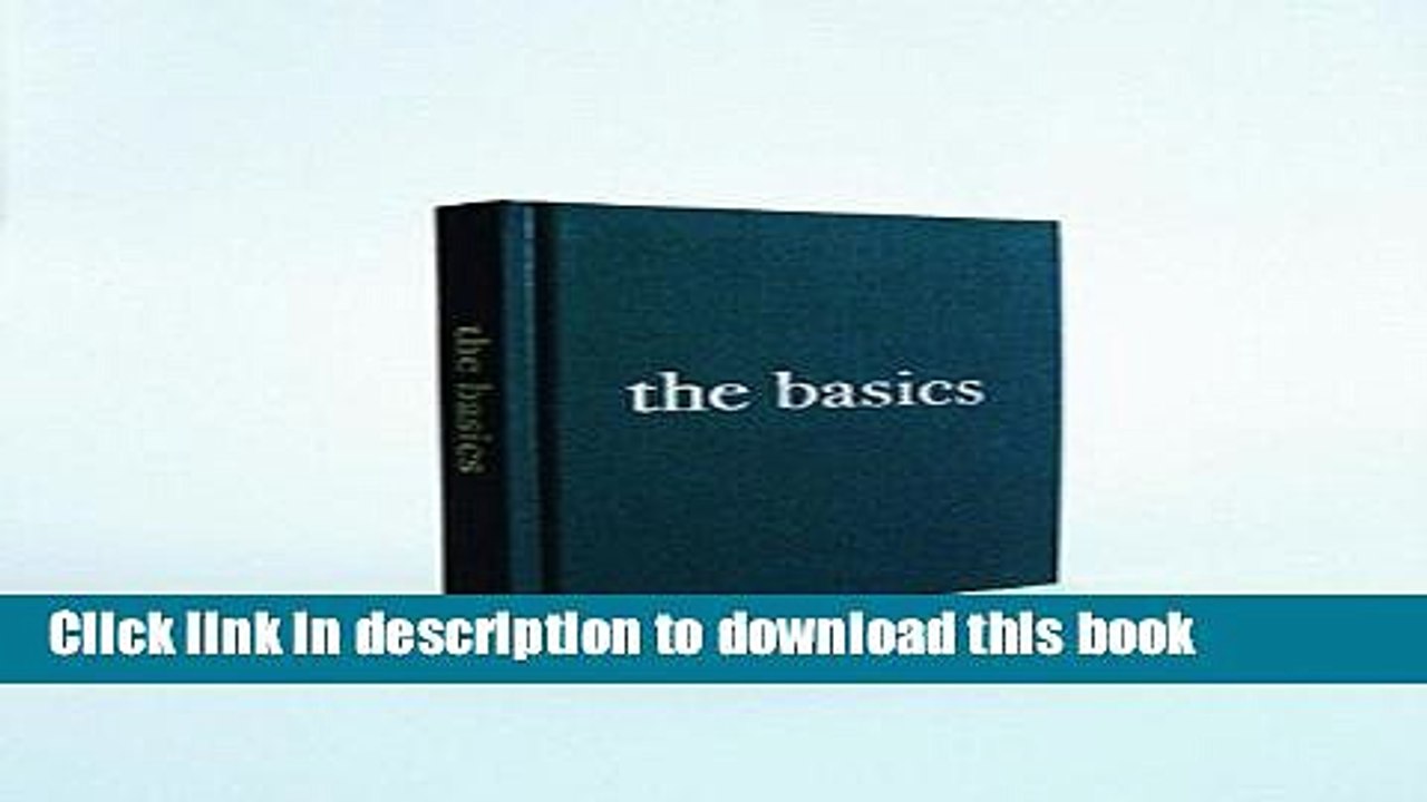 Ebook Basics: The Foundations of Modern Cooking Full Online