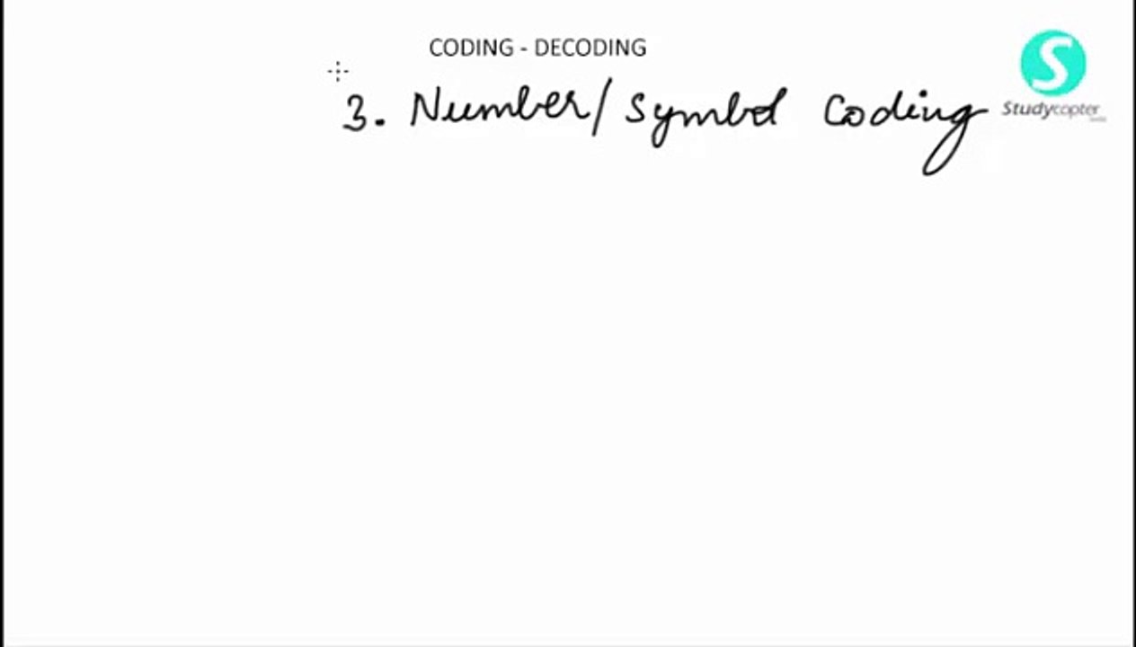 Coding Decoding From Reasoning Part 3