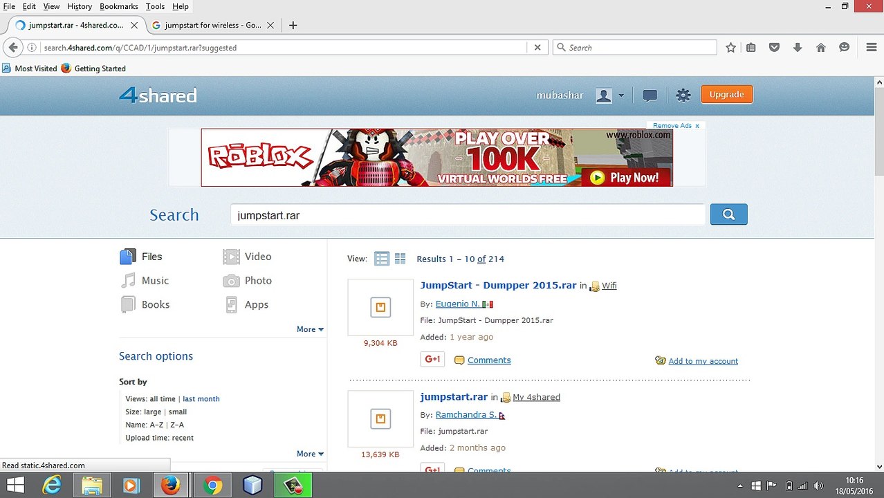 How to download file form 4shared.com