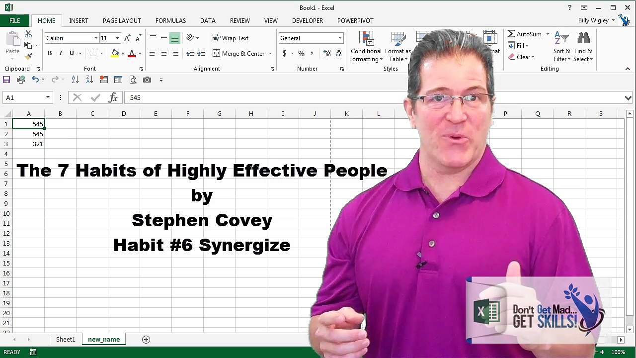 Excel Tips: Learn The Proper Terminology  - Basic Elements Of The Screen - PART 2
