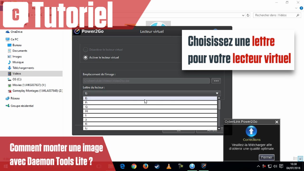 Comment monter une image avec Daemon Tools Lite ?