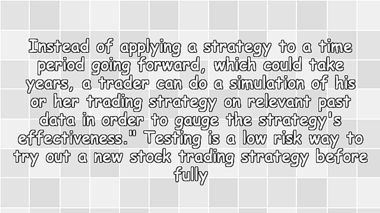 What Is Back-Testing?