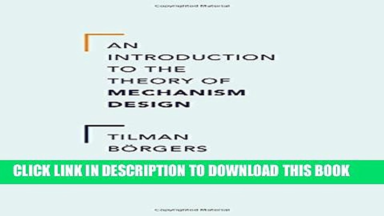 [PDF] An Introduction to the Theory of Mechanism Design Full Colection