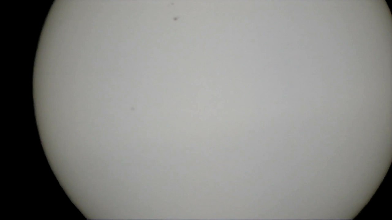 Τhe SUN - Telescope 70mm (26-8-2016)