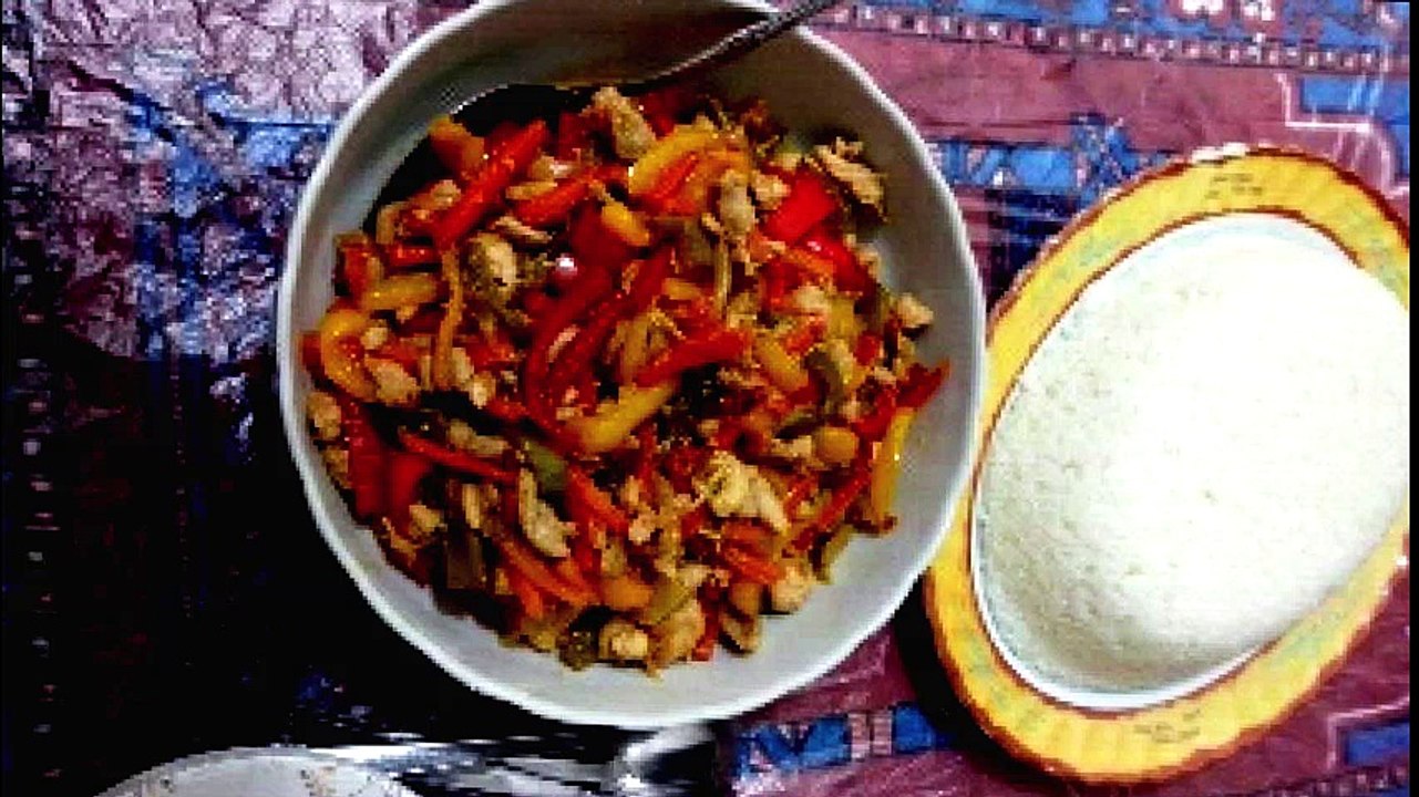 وصفة دجاج صيني بالخضار