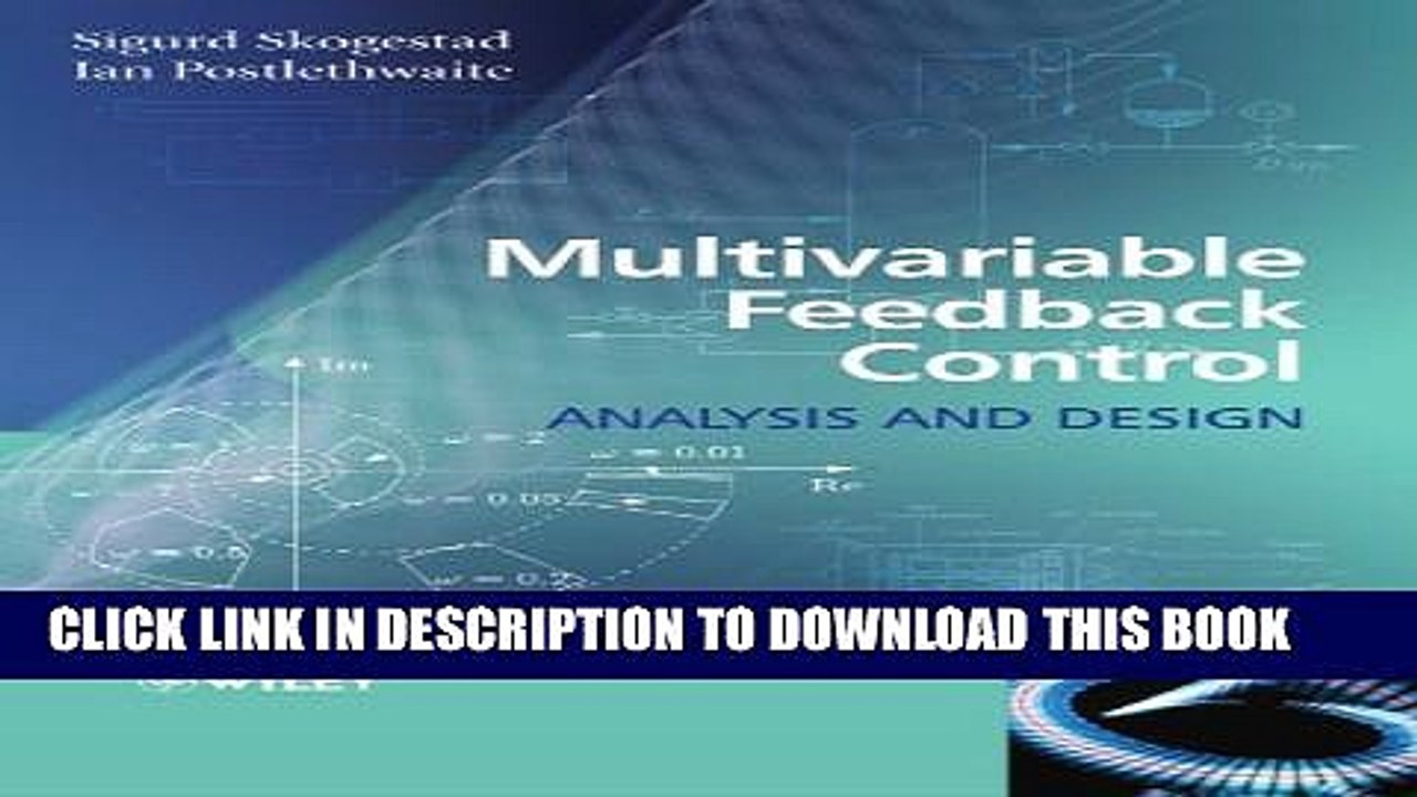 New Book Multivariable Feedback Control: Analysis and Design