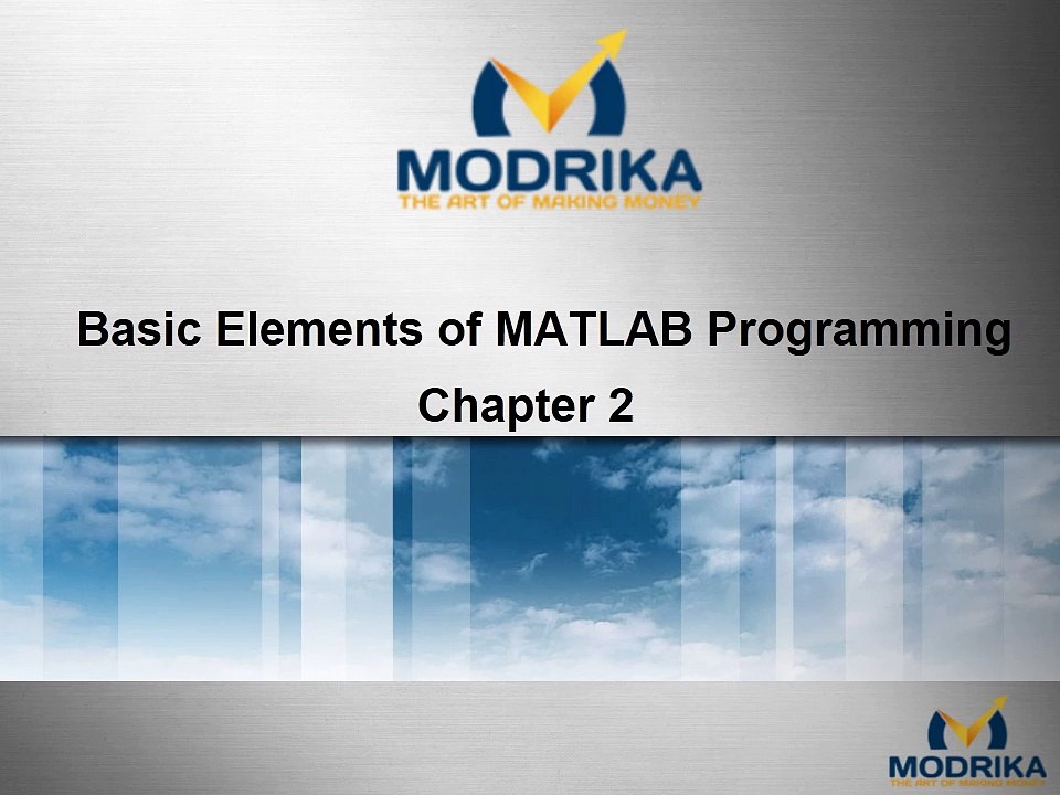 Master MATLAB for Finance with MODRIKA 💰