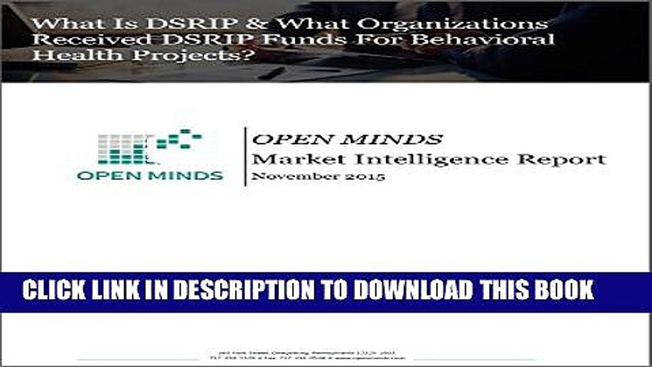 [Read PDF] What Is DSRIP   What Organizations Receive DSRIP Funding For Behavioral Health