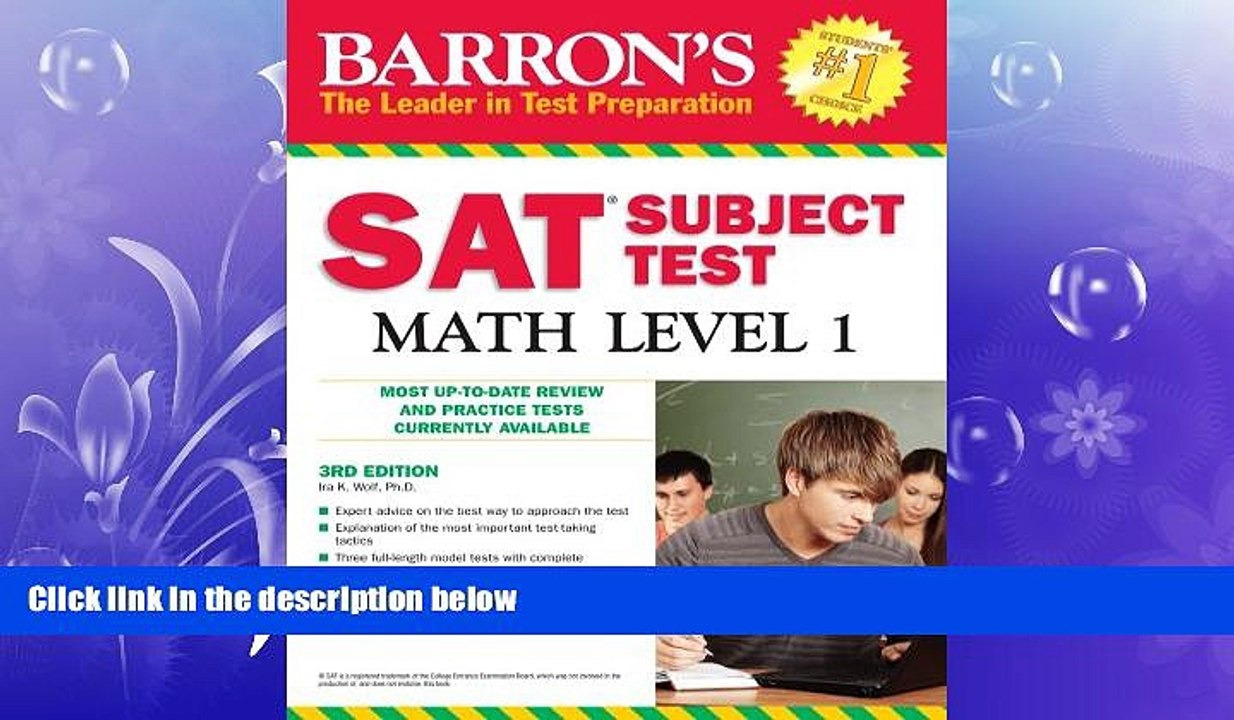 FREE PDF  Barron s SAT Subject Test Math Level 1  BOOK ONLINE