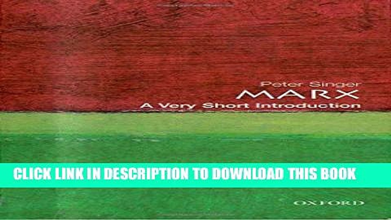 [PDF] Marx: A Very Short Introduction Full Colection