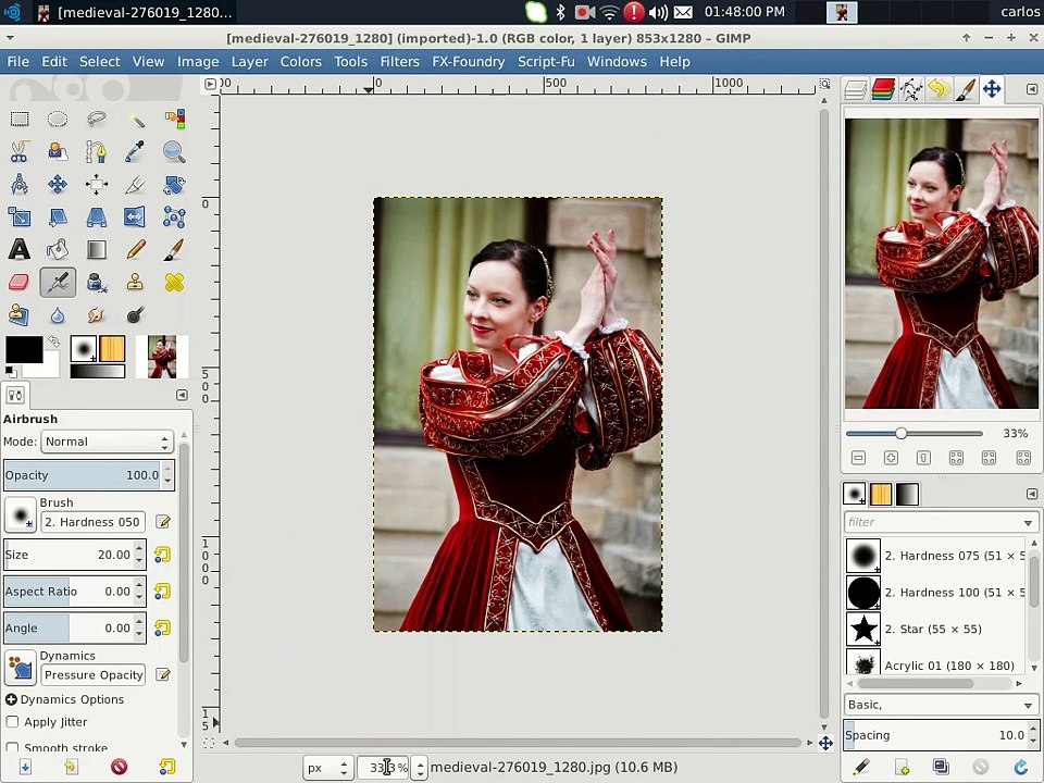 Background Removal With Gimp Part 7