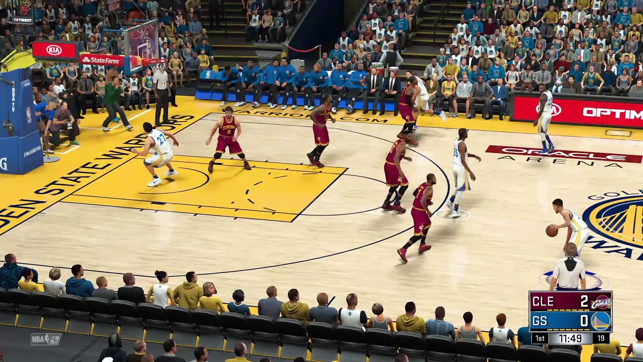 NBA 2K17 substitution menu