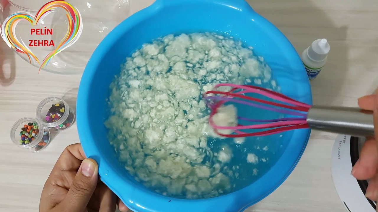 Gerçek Slime - Fanus içinde Kalpler Boncuklar