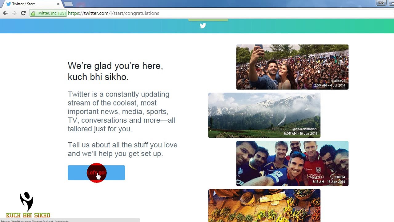 What is Twitter?How to create a Twitter Account?Hindi video by Kuch Bhi Sikho