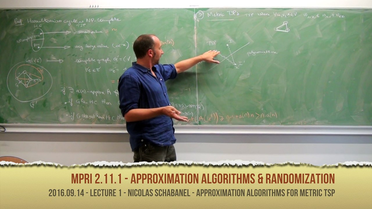 [2016 MPRI 2.11.1] 1. Introduction to Approximation Algorithms (2016/9/14)