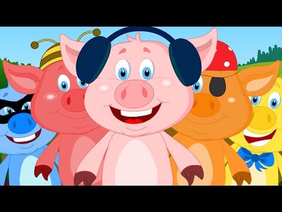 cinco cerditos | canciones de cuna para los niños