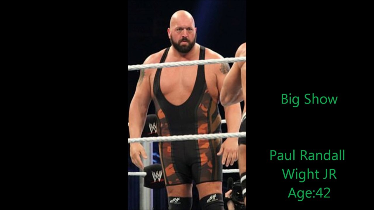 wwe wrestlers real names and ages