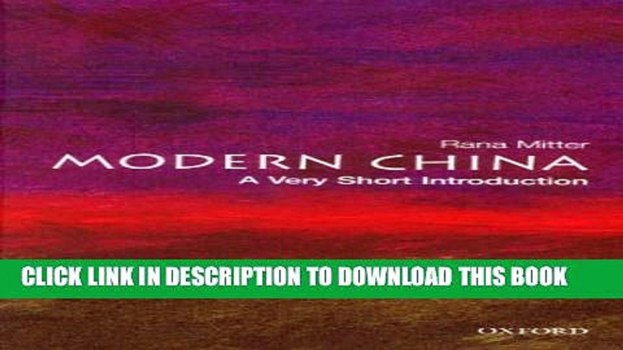 [Read PDF] Modern China: A Very Short Introduction (Very Short Introductions) Ebook Online