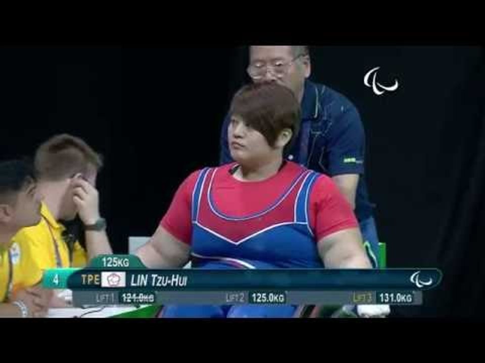 Powerlifting | LIN Tzu-Hui wins Bronze | Womens’s -79kg | Rio 2016 Paralympic Games