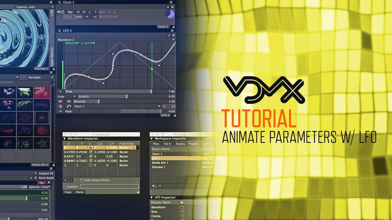 VDMX (Tutorial): Animate Parameters with LFO