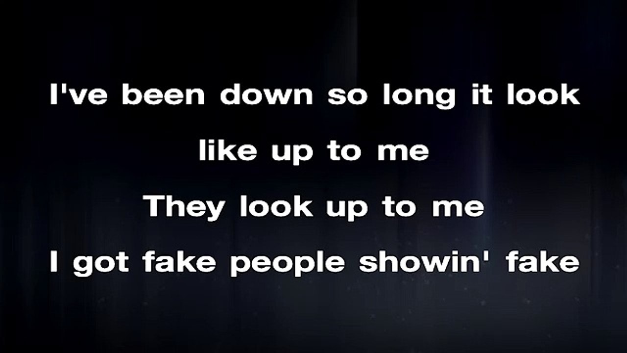 DRAKE - Fake Love (Lyrics)
