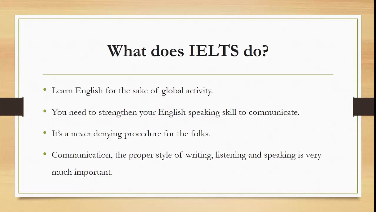 What are the advantages of IELTS