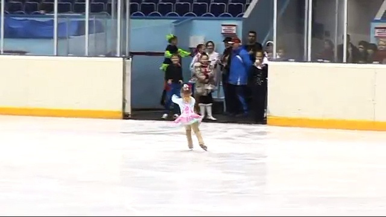 Ей уже 3 года и четыре месяца.Самая маленькая фигуристка Казани.