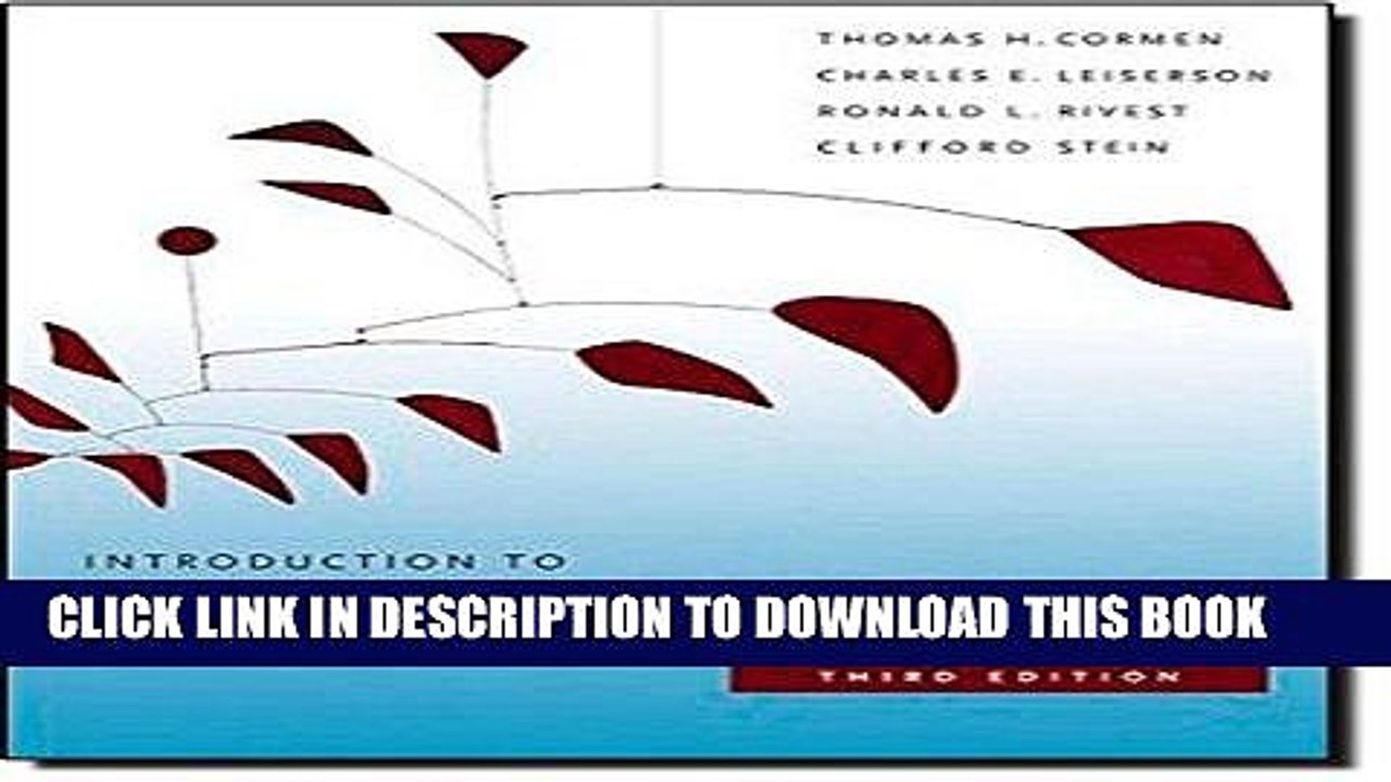 [PDF] Introduction to Algorithms, 3rd Edition (MIT Press) Popular Online