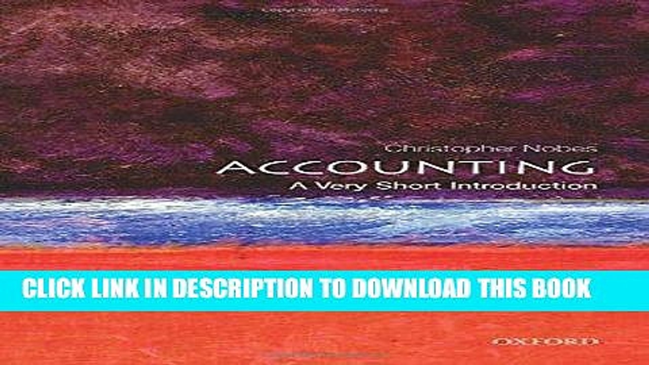 [PDF] Accounting: A Very Short Introduction Popular Collection