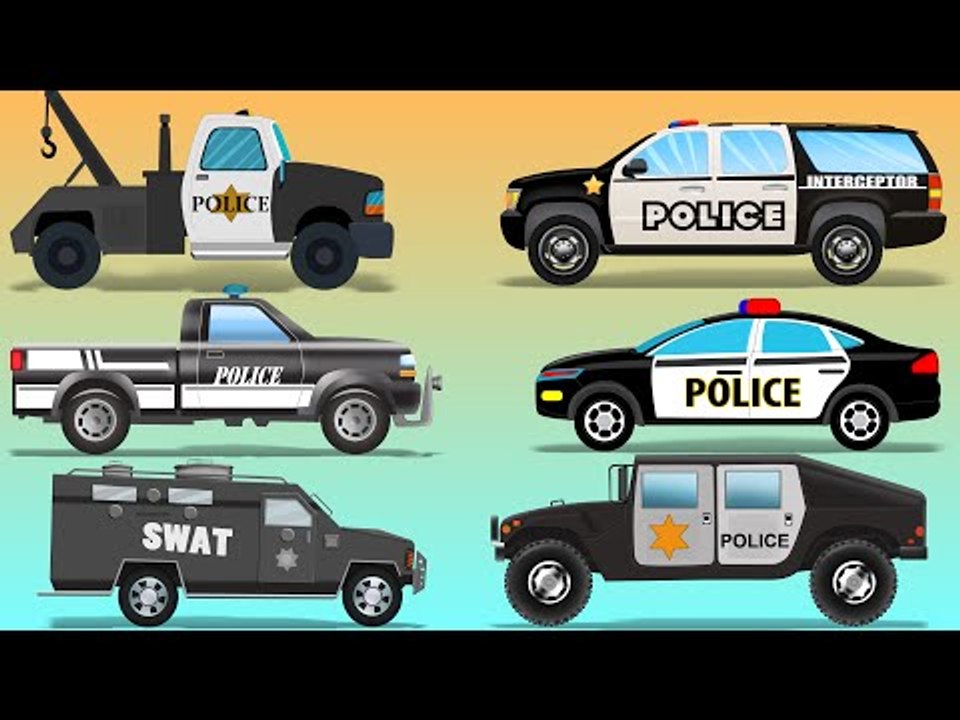 Explore Police Vehicles 🚓 | Kids' Guide to Police Cars & Utility Vehicles
