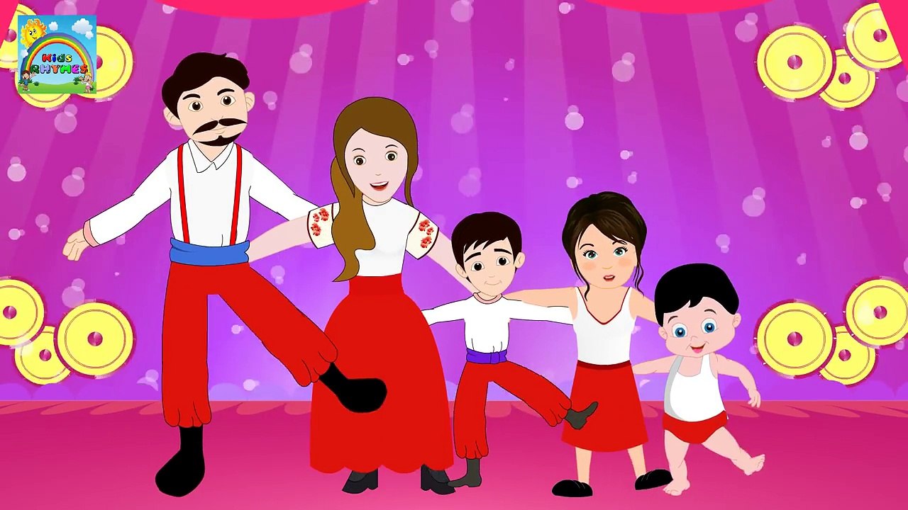 Finger Family | Tarantella dance Style | Dance Finger Family Rhymes