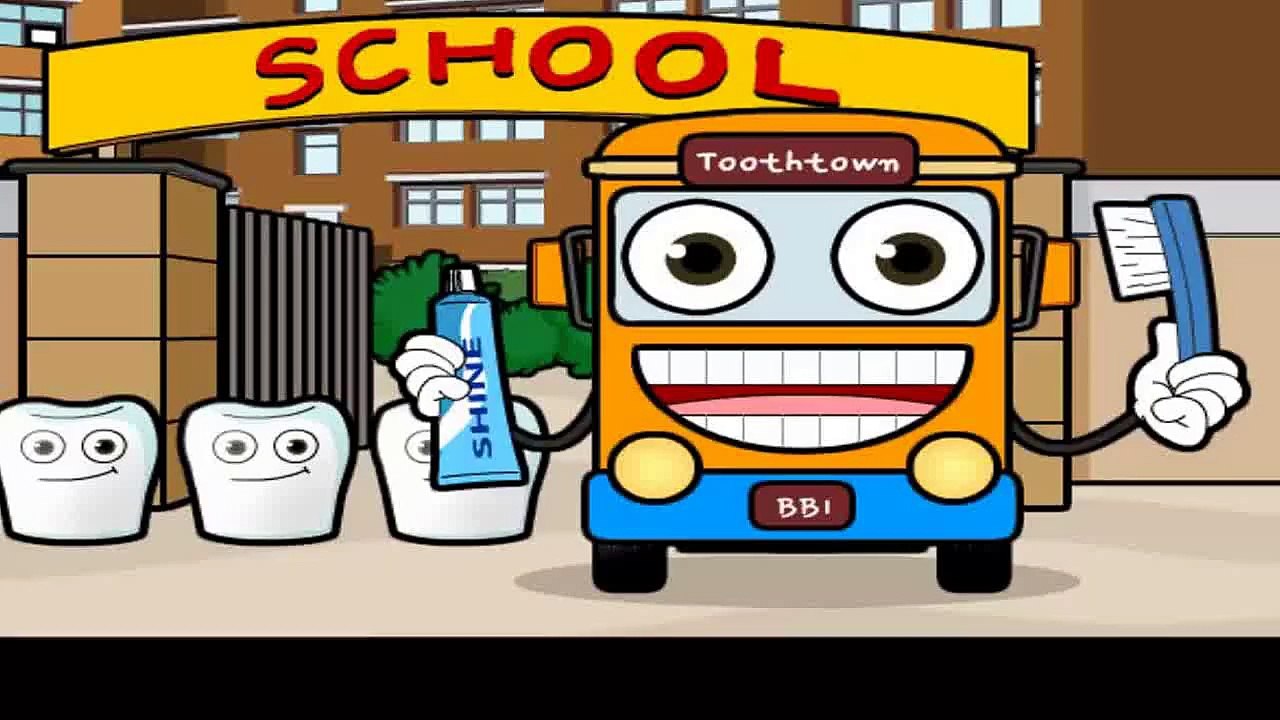 Kids Songs : The Brush Bus Song | Kids songs english with lyrics █▬█ █ ▀█▀