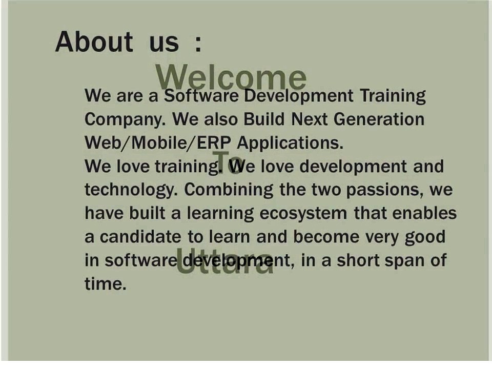 Data Structures Algorithms Course by Uttarainfo.com