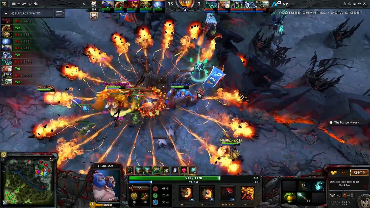 VP vs NP Boston Major 2016 Highlights Dota 2