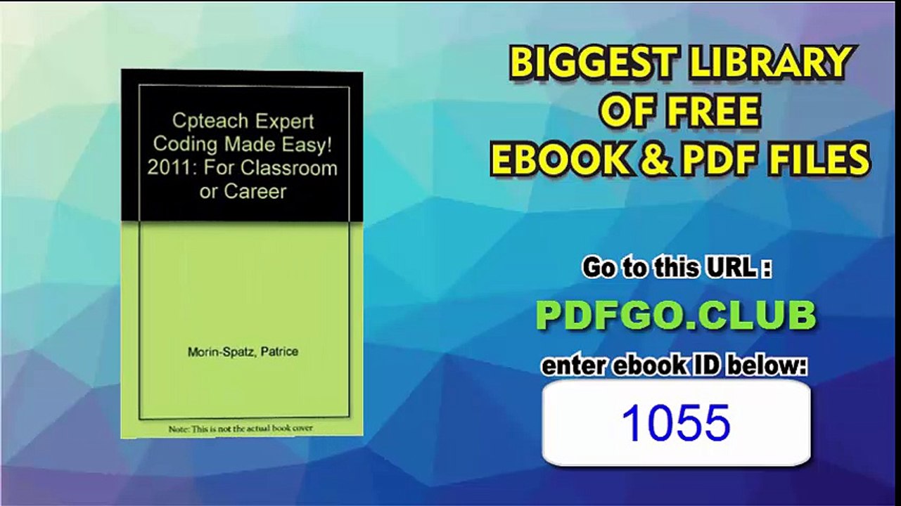 cpTeach Expert Coding Made Easy! 2010 Workbook With Answer Key