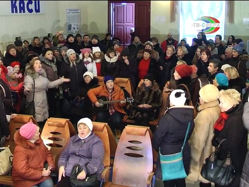 Флэшмоб в Харцызске. Полная версия