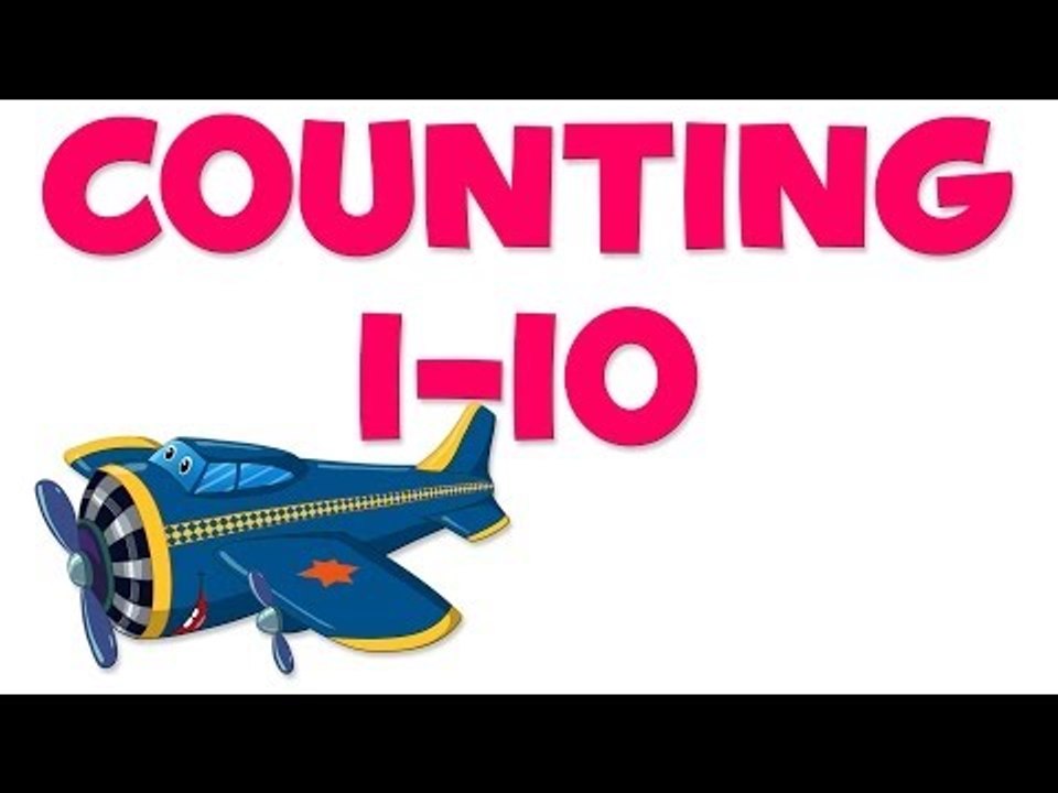 Airplane Numbers | Learn Numbers from 1 to 10